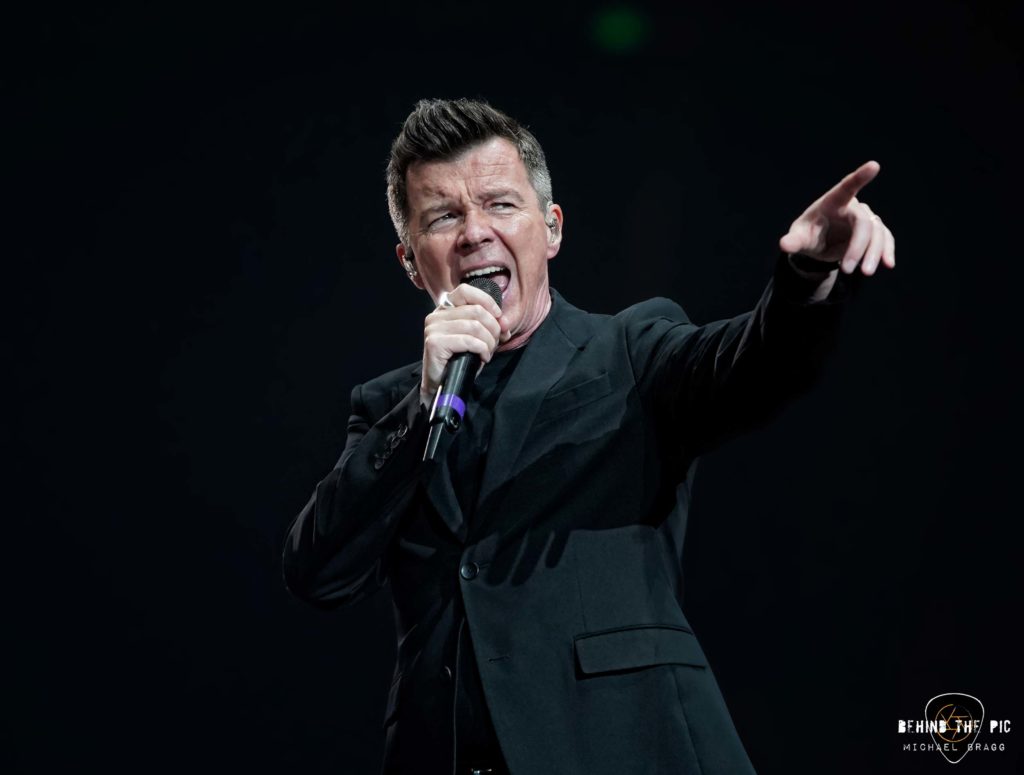 Rick Astley performs at Bon Secours Wellness Arena in Greenville, SC as part of the Mixtape Tour 2022