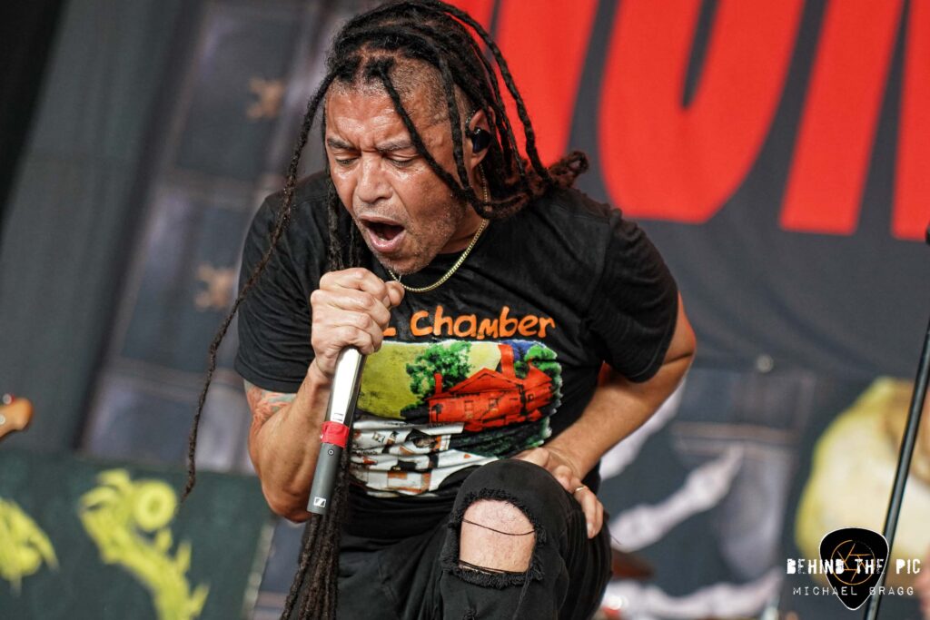 Nonpoint performed as part of the Psychotherapy Sessions Tour at PNC Music Pavilion in Charlotte North Carolina
