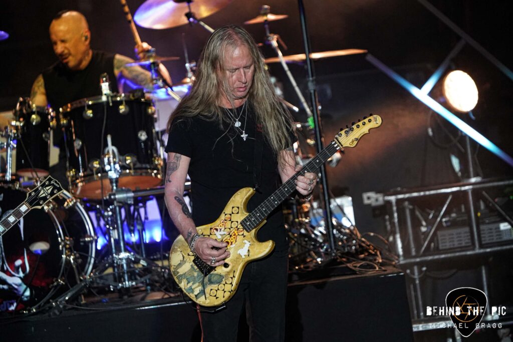 Jerry Cantrell of Alice in Chains performed at Skyla Credit Union Amphitheatre in Charlotte, North Carolina as part of the "Loaded: The Greatest Hits Tour"