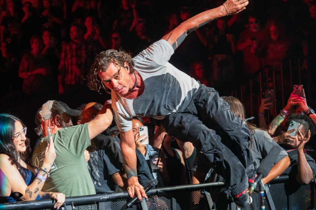 Bush at the Golden One Center in Sacramento, California