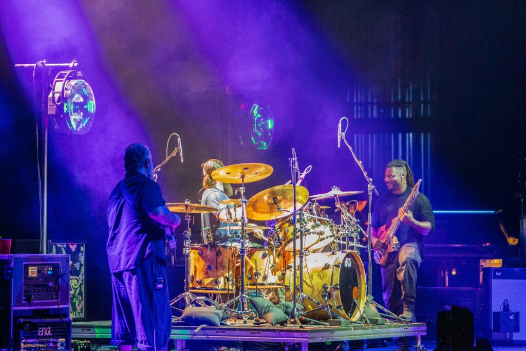 Animals As Leaders in Reno, Nevada with the SatchVai Band as part of "Surfing The Hydra" tour