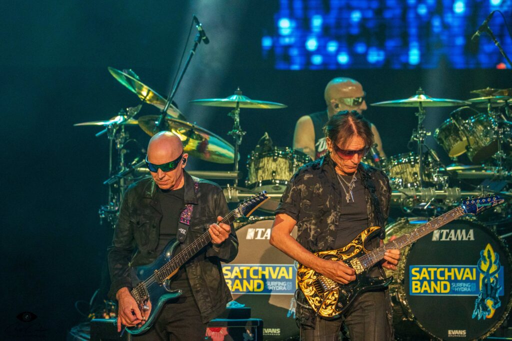 SatchVai band in Reno, Nevada with their "Surfing The Hydra" tour featuring Joe Satriani and Steve Vai