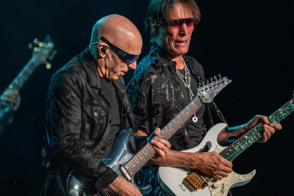 SatchVai band in Reno, Nevada with their "Surfing The Hydra" tour featuring Joe Satriani and Steve Vai