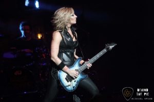 Nita Strauss of Alice Cooper at the Peace Center in Greenville South Carolina