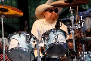 Legendary rock and roll hall of fame member and Lynyrd Skynyrd drummer Artimus Pyle at The Barn at Paint Fork in Asheville North Carolina