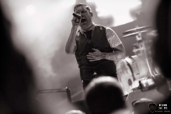 Brent Smith of Shinedown at CCNB Amphitheatre at Heritage Park in Simpsonville South Carolina