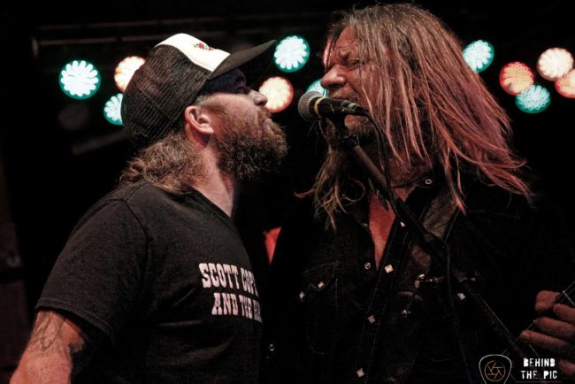 Cody Jinks and Pepper Keenan of Corrosion of Conformity at Coyote Joes in Charlotte North Carolina