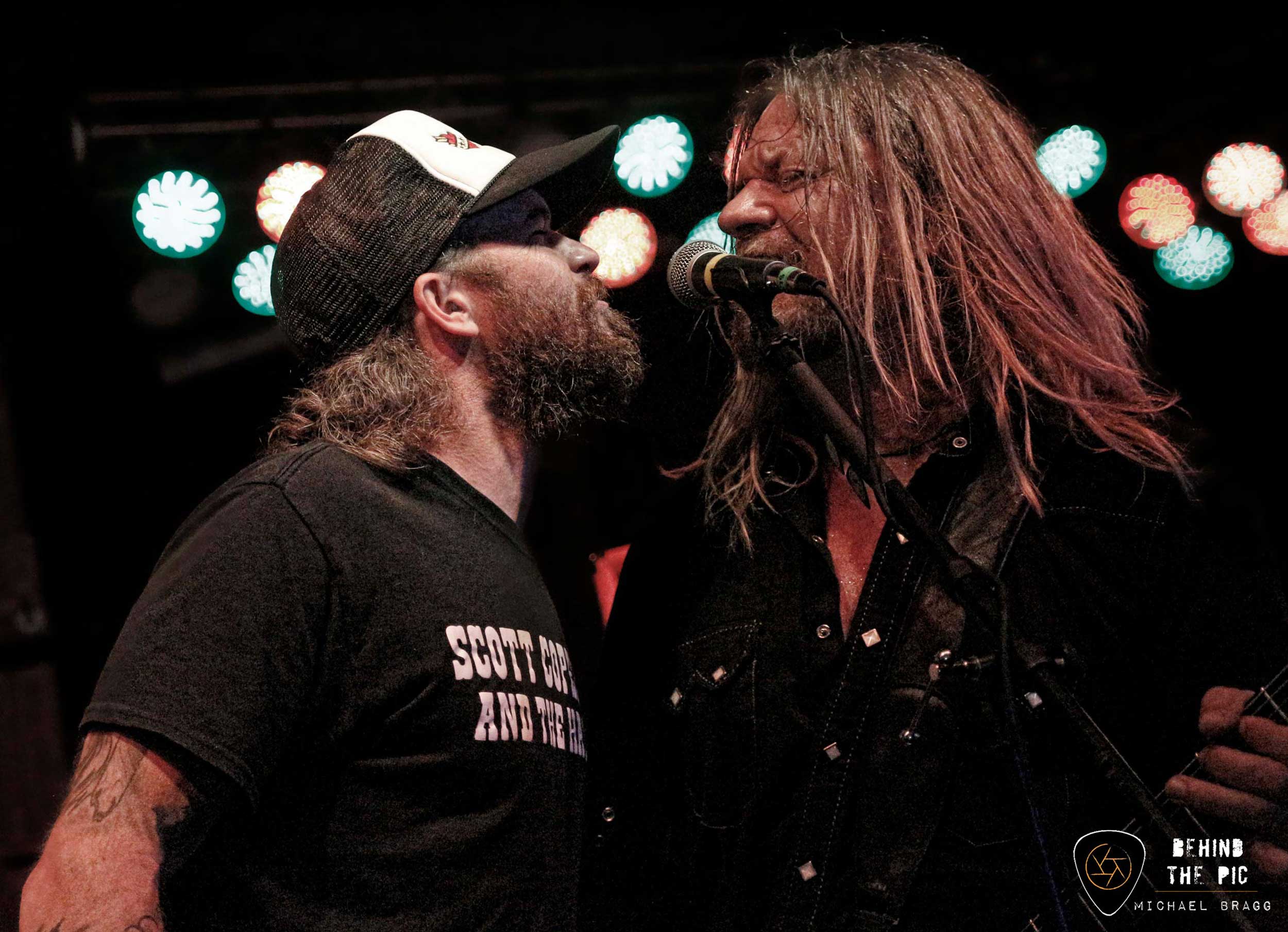 Cody Jinks and Pepper Keenan of Corrosion of Conformity at Coyote Joes in Charlotte North Carolina