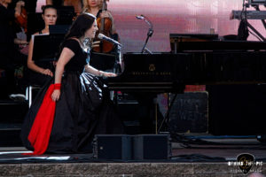 Amy Lee of Evanescence at CCNB Amphitheatre at Heritage Park in Simpsonville South Carolina