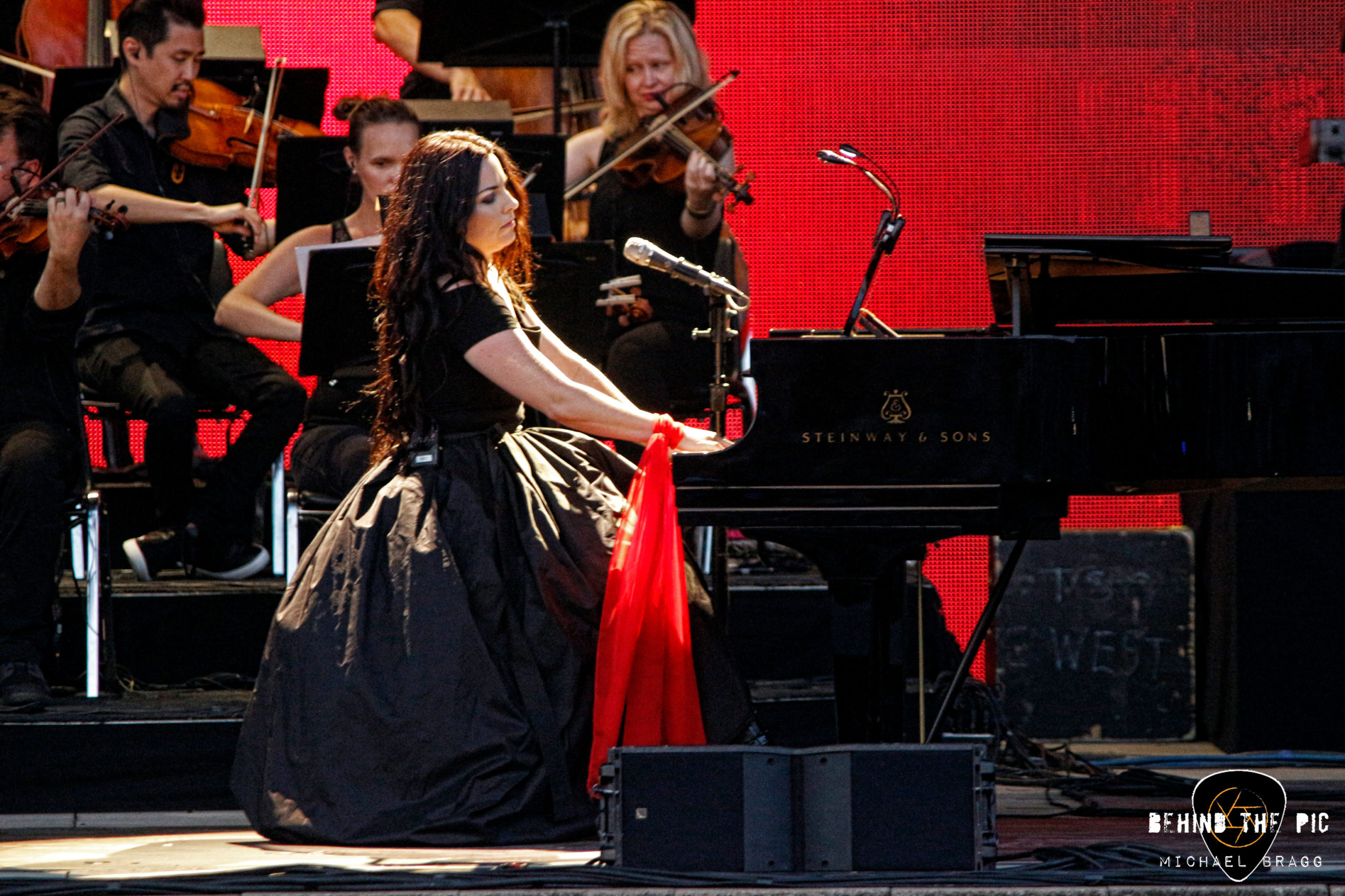 Amy Lee of Evanescence at CCNB Amphitheatre at Heritage Park in Simpsonville South Carolina