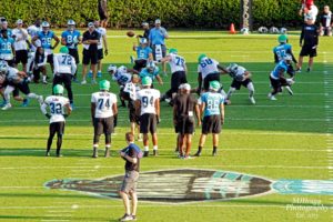 Carolina Panthers at Wofford College in Spartanburg South Carolina