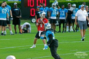 Carolina Panthers at Wofford College in Spartanburg South Carolina