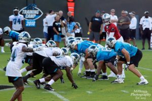 Carolina Panthers at Wofford College in Spartanburg South Carolina