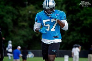 Carolina Panthers at Wofford College in Spartanburg South Carolina