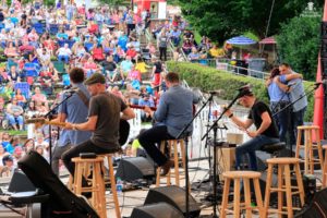 WSSL 100FM Pickin in the Park at Barnet Park in Spartanburg South Carolina