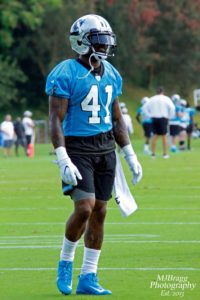 Carolina Panthers at Wofford College in Spartanburg South Carolina