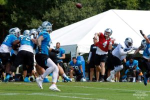 Carolina Panthers at Wofford College in Spartanburg South Carolina