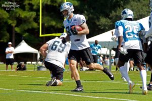 Carolina Panthers at Wofford College in Spartanburg South Carolina