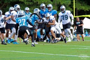 Carolina Panthers at Wofford College in Spartanburg South Carolina