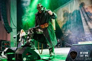 heavy metal rockers Sabaton perform at the PNC Music Pavilion in Charlotte North Carolina opening foe Judas Priest