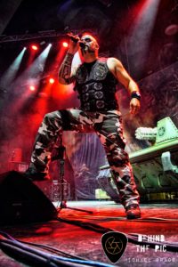 heavy metal rockers Sabaton perform at the PNC Music Pavilion in Charlotte North Carolina opening foe Judas Priest