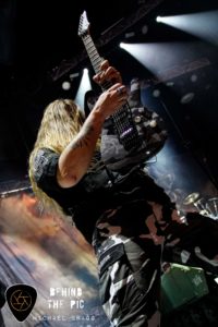 heavy metal rockers Sabaton perform at the PNC Music Pavilion in Charlotte North Carolina opening foe Judas Priest