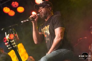 Hootie and The Blowfish singer Darius Rucker at the Country 107.3fm Stage of Stars event held at Coyote Joes in Charlotte North Carolina
