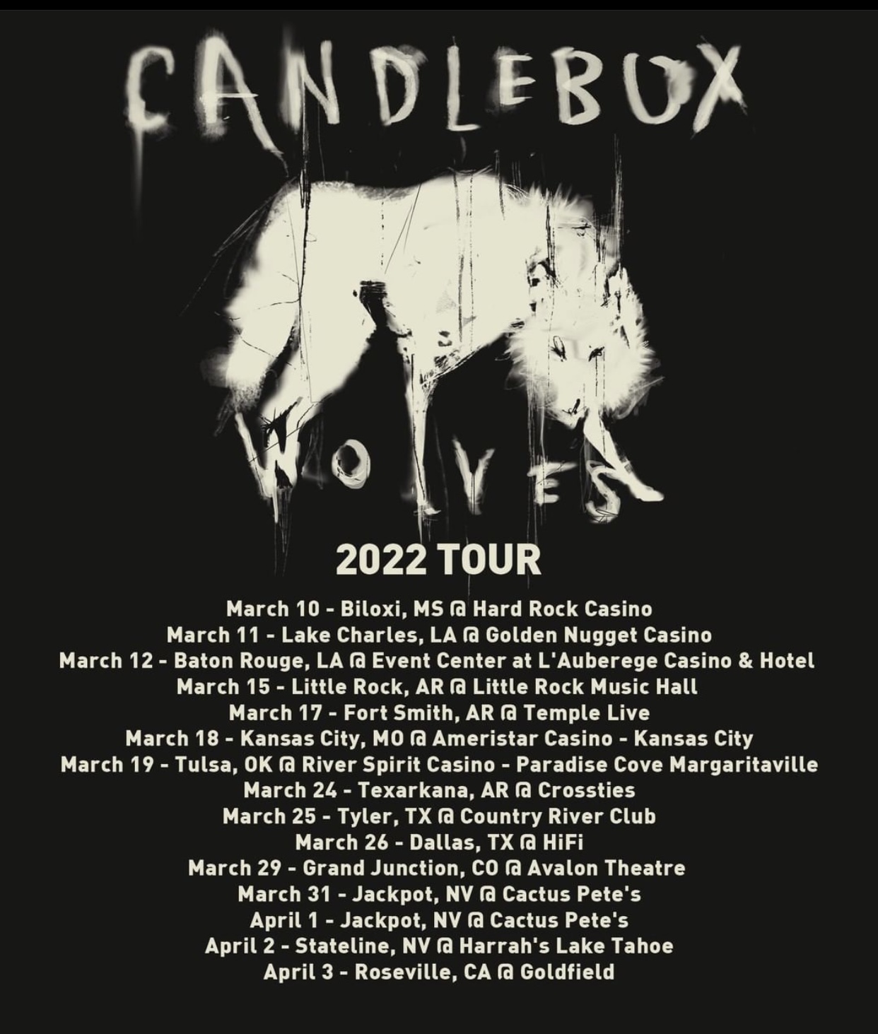 Candlebox list 2022 full band and unplugged tour dates. Behind The Pic