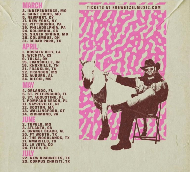 Kow Wetzel Tour 2022