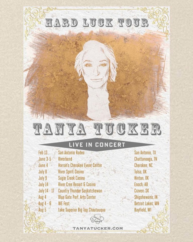Tanya Tucker Hard Luck Tour 2022 at Harrah's Cherokee Casino in Cherokee North Carolina