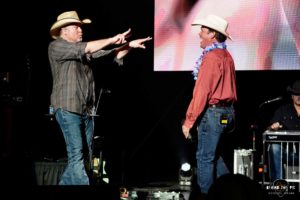 Tracy Lawrence and Clay Walker open tour in Charlotte North Carolina at Ovens Auditorium at The BoPlex
