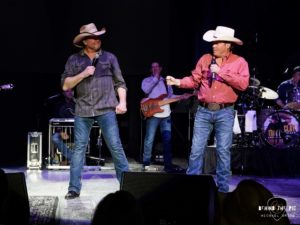 Tracy Lawrence and Clay Walker open tour in Charlotte North Carolina at Ovens Auditorium at The BoPlex