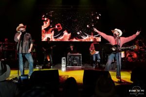 Tracy Lawrence and Clay Walker open tour in Charlotte North Carolina at Ovens Auditorium at The BoPlex