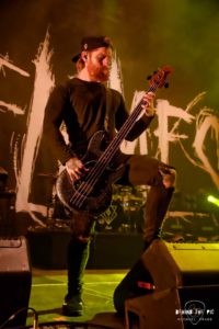 Sweden heavy metal band In Flames at Bon Secours Wellness Arena in Greenville South Carolina for Metal Tour of The Year