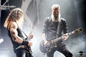 Sweden heavy metal band In Flames at Bon Secours Wellness Arena in Greenville South Carolina for Metal Tour of The Year