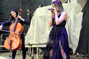 Lacey Sturm and Josh Sturm at CCNB Amphitheatre at Heritage Park in Simpsonville South Carolina