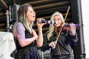 Lacey Sturm and Josh Sturm at CCNB Amphitheatre at Heritage Park in Simpsonville South Carolina