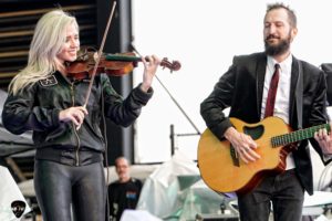 Lacey Sturm and Josh Sturm at CCNB Amphitheatre at Heritage Park in Simpsonville South Carolina