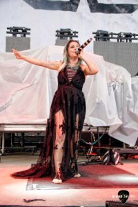 Lacey Sturm and Josh Sturm at CCNB Amphitheatre at Heritage Park in Simpsonville South Carolina