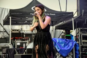 Lacey Sturm and Josh Sturm at CCNB Amphitheatre at Heritage Park in Simpsonville South Carolina
