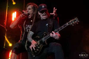 Heavy metal band Lamb of God at Bon Secours Wellness Arena in Greenville South Carolina for Metal Tour of The Year