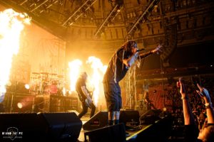 Heavy metal band Lamb of God at Bon Secours Wellness Arena in Greenville South Carolina for Metal Tour of The Year