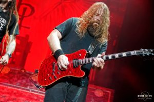 Heavy metal band Lamb of God at Bon Secours Wellness Arena in Greenville South Carolina for Metal Tour of The Year