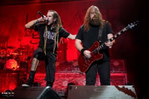 Heavy metal band Lamb of God at Bon Secours Wellness Arena in Greenville South Carolina for Metal Tour of The Year