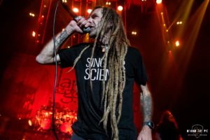 Heavy metal band Lamb of God at Bon Secours Wellness Arena in Greenville South Carolina for Metal Tour of The Year