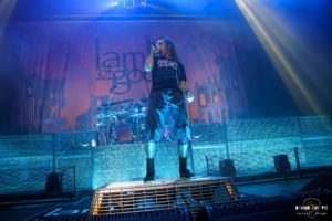Heavy metal band Lamb of God at Bon Secours Wellness Arena in Greenville South Carolina for Metal Tour of The Year