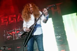 Heavy metal band Megadeth at Bon Secours Wellness Arena in Greenville South Carolina for Metal Tour of The Year