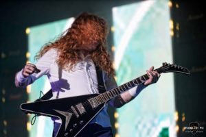 Heavy metal band Megadeth at Bon Secours Wellness Arena in Greenville South Carolina for Metal Tour of The Year