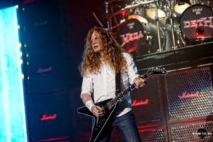 Heavy metal band Megadeth at Bon Secours Wellness Arena in Greenville South Carolina for Metal Tour of The Year