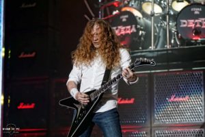 Heavy metal band Megadeth at Bon Secours Wellness Arena in Greenville South Carolina for Metal Tour of The Year